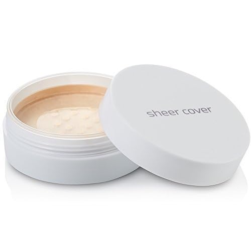 Sheer Cover Perfect Shade - Mineral Foundation Makeup Kit w/ Free Brush - Light/Fair Shade - Powder Makeup, Best Full Coverage Foundation 4 Grams