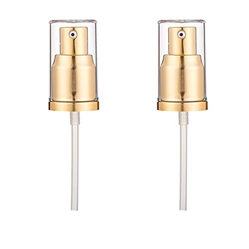 （3 colors）2 Pack Upgrade Foundation Pump Replacement for MAC and EL Double Wear Foundation(Gold)