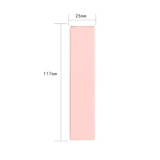 COSIDEA 50 PCS Empty Pink Lip Gloss Boxes W25 xW25 xH117mm / W0.98xW0.98xH4.6 inch, Cosmetic Perfume/Mascara Box Packaging for Small Business Wholesale, small Kraft Paper Box Luxury Holder Wrapping