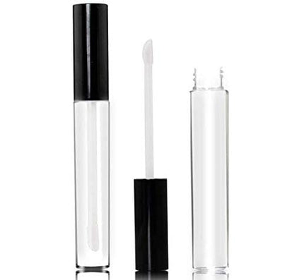 WOIWO 4PCS 5ML Empty Lip Gloss Tubes Containers, Refillable Empty Lip Gloss Bottle for Lip Samples Travel Split Charging DIY Makeup