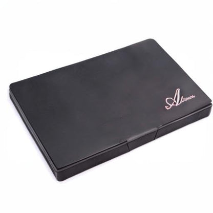 Allwon Empty Magnetic Eyeshadow Makeup Palette with Mirror and 12Pcs 26mm Round Metal Pans