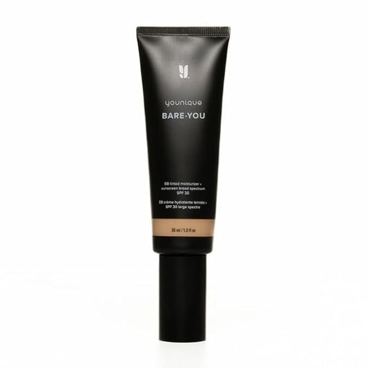 BARE·YOU BB Tinted Moisturizer+ Light Medium | 1 fl oz | SPF 30 | Hydrating Formula for a Dewy, Radiant Complexion | Blendable | Face Moisturizer with SPF | Tinted Moisturizer