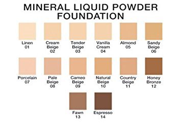 Jolie Liquid Powder Mineral Foundation, Super Silky Hydrating Oil-Free, Sunscreen & Primer-Vitamins A, C&E, For All Skin Types(Almond)