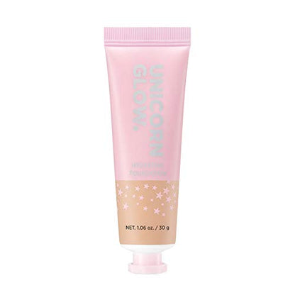 UNICORN GLOW HYDRATING FOUNDATION #5 MEDIUM BUFF Collagen Serum + Hyaluronic Acid + Ceramide