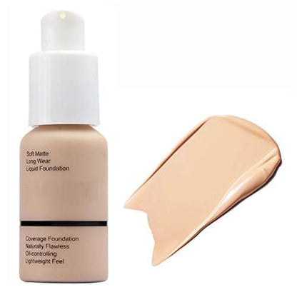 58g Foundation Full Coverage Foundationes Flawless Concealer Foundation Matte Oil Control Concealer Long Lasting Moisturizing Base Liquid Cover Cream Colour Changing Foundations for women&girls