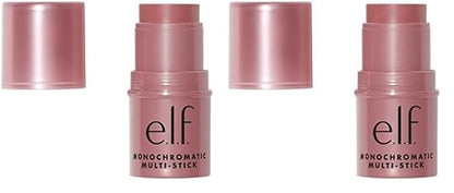 e.l.f., Monochromatic Multi Stick, Creamy, Lightweight, Versatile, Luxurious, Adds Shimmer, Easy To Use On The Go, Blends Effortlessly, Sparkling Rose, 0.17 Oz (Pack of 2)