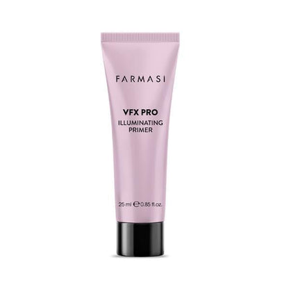 FARMASi VFX Pro Camera Ready Primer Makeup, Smoothing Face Primer, Evens the Appearance of Skin Tone & Redness, Hydrates & Improves Makeup Wear, Lightweight Coverage, 0.85 fl.oz / 25 ml (Illuminating)