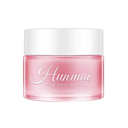 2Pcs Hunmui face primer pore base gel cream，Magical perfecting base face primer under foundation Anti-Aging WrinklesShrink Pore Remove Fine LinesExfoliatingAnti-Oxidation transparent