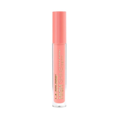 L.A. COLORS High Shine Shea Butter Lip Gloss, Baby Cakes, 0.14 Oz