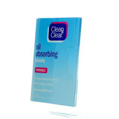 CLEAN & CLEAR Oil Absorbing Sheets 50 Each (Pack of 3)