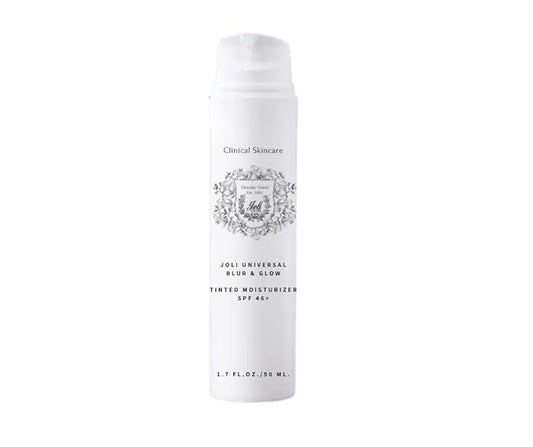 Joli Universal Blur & Glow Tinted Moisturizer With Spf 46 - Primer All-In-One Face, Micronized Zinc Oxide, Sunscreen - Broad Spectrum Protection Against Uva & Uvb Rays Tinted Sunscreen Face 1.7 Oz