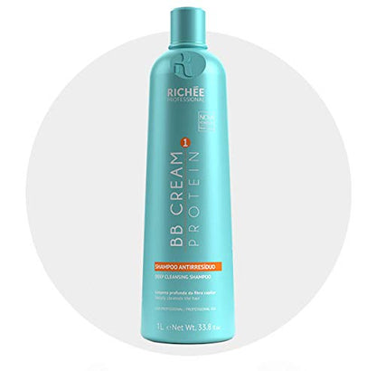 Richée Professional | Liso BB Cream Kit | Pure Active Ingredients And Extraordinary Shine | (3x) 1000 ml / 33.8 fl.oz.