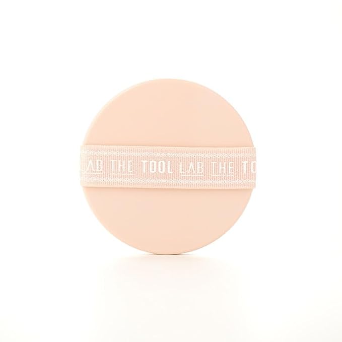 THE TOOL LAB Stamp Skinfit Cushion Foundation & Brush Set｜Glow type, No.21 Ivory｜120H Long-Lasting Coverage, Flawless, Ultra Adherence, Glass Glowy Clear Watercolor-Radiance Skin｜SPF 40++, 11g