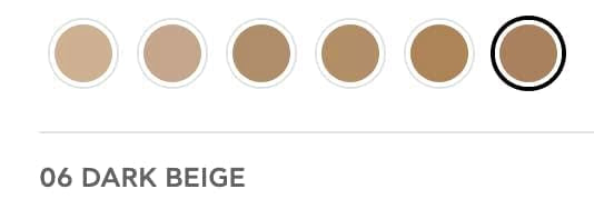 Radiant Professional Wonderlight Serum Liquid Foundation for Makeup Kit - Alternative to Bronzer Powder - Color Corrector & Under Eye Concealer - Matte Eyeshadow Base - 1.01 oz - Dark Beige (06)