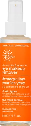 Earth Science, Makeup Remover Eye Chamomile Green Tea, 4 Fl Oz