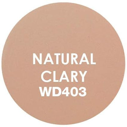 Palladio Dual Wet and Dry Foundation Refill Pan with Sponge, Squalane Infused, Apply Wet for Maximum Coverage or Dry for Light Finishing and Touchup, Minimize Fine Lines, All day Wear (NATURAL CLARY)