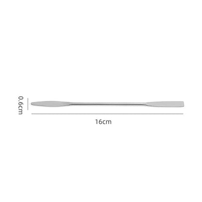 6 Pcs Stainless Steel Makeup Spatula Stir Tool Double Head Cosmetics Mixer