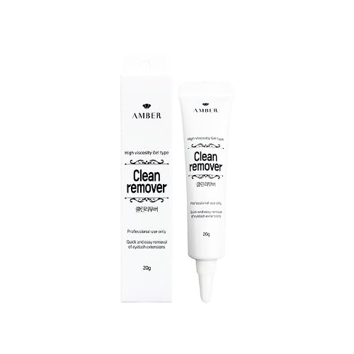 Amber Lash Clean Remover Tube Type for Eyelash Extension Removal, for Professionals only, Quick and Gentle, Easy to Use Consistancy, 20g