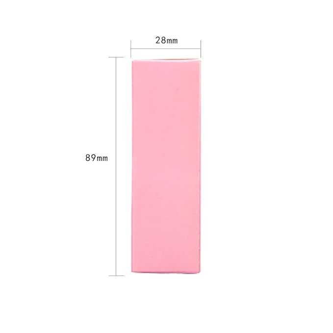 COSIDEA 50 PCS Empty Pink Lip Gloss Boxes W28 xW28 xH89mm / W1.02xW1.02xH3.5 inch, Cosmetic Perfume/Mascara Box Packaging for Small Business Wholesale, small Kraft Paper Box Luxury Holder Wrapping
