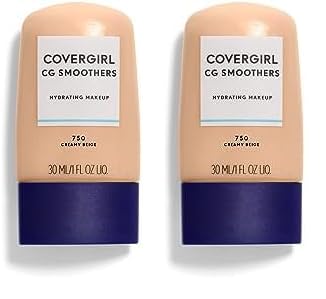 COVERGIRL Smoothers Hydrating Makeup Creamy Beige, 1 oz (packaging may vary) (Pack of 2)