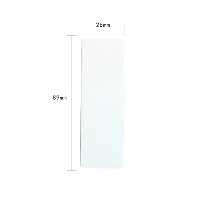 COSIDEA 50 PCS Empty White Lip Gloss Boxes W28 xW28 xH89mm / W1.02xW1.02xH3.5 inch, Cosmetic Perfume/Mascara Box Packaging for Small Business Wholesale, small Kraft Paper Box Luxury Holder Wrapping