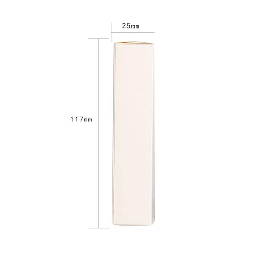 COSIDEA 50 PCS Empty White Lip Gloss Boxes W25 xW25 xH117mm / W0.98xW0.98xH4.6 inch, Cosmetic Perfume/Mascara Box Packaging for Small Business Wholesale, small Kraft Paper Box Luxury Holder Wrapping