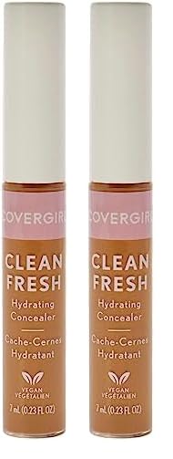 COVERGIRL Clean Fresh Hydrating Concealer, Rich Deep, 0.23 Fl Oz (Pack of 2)