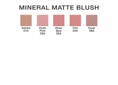 Jolie Mineral Matte Blush Pressed Cheek Color Blusher (Adobe)