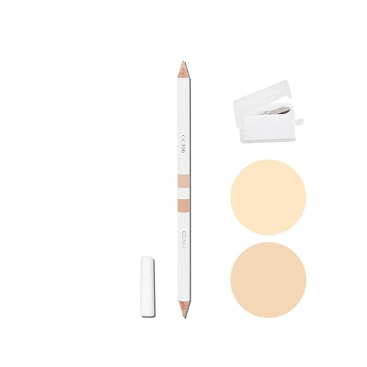 [Courcelles] Concealer Artist Twin Pencil NO.700/800+Sharpener [K-Beauty] Soft type-Natural Cover