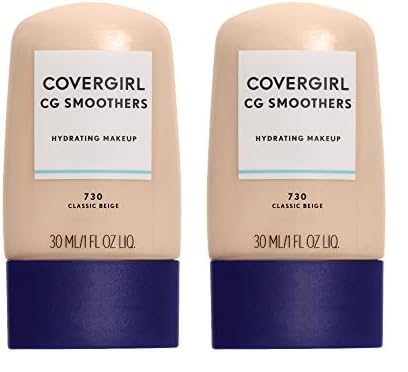 COVERGIRL Smoothers Hydrating Makeup Classic Beige, 1 oz (packaging may vary) (Pack of 2)