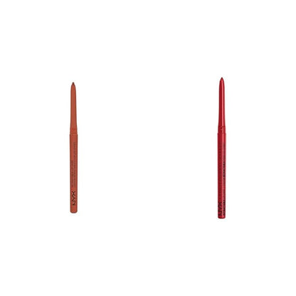 NYX PROFESSIONAL MAKEUP Mechanical Lip Liner Pencil, Nude and Red