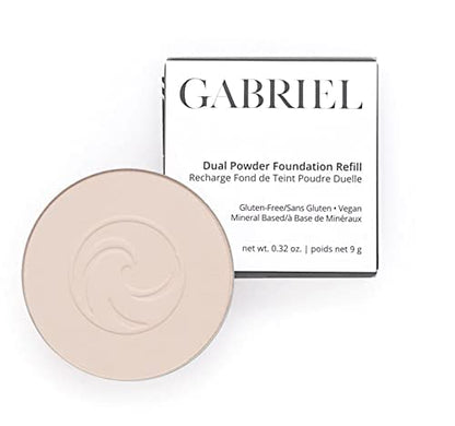 Gabriel Dual Foundation Pressed Mineral Powder Refillable (REFILL Extra Light Beige)