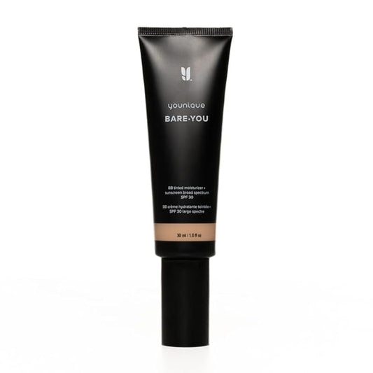 BARE·YOU BB Tinted Moisturizer+ Light | 1 fl oz | SPF 30 | Lightweight Hydrating Formula for a Dewy, Radiant Complexion | Blendable | Face Moisturizer with SPF | Tinted Moisturizer