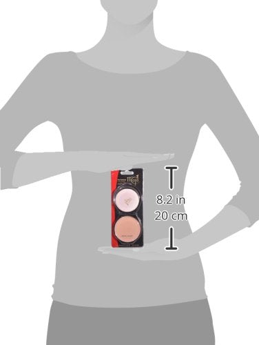 Beige Oscuro Maja Pressed Powder| Delicately Scented Pressed Powder, Mirror and Tassel Compartment for Flawless Skin; 0.53 Ounces