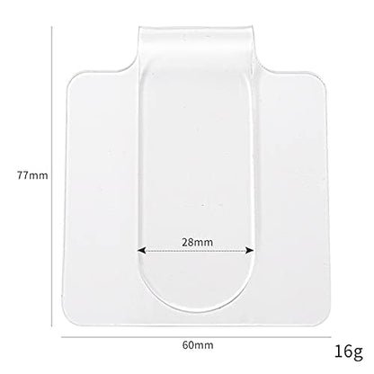 3 Pcs Acrylic Makeup Mixing Palette Hand-Held Nail Art Palette Makeup Mixing Tray Palette for Foundation, Eyeshadow,Cremes,Powders,Cosmetics and Nail Polish DIY Color Plate
