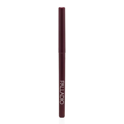 Palladio Retractable Waterproof Lip Liner High Pigmented and Creamy Color Slim Twist Up Smudge Proof Formula with Long Lasting All Day Wear No Sharpener Required, Black Berry