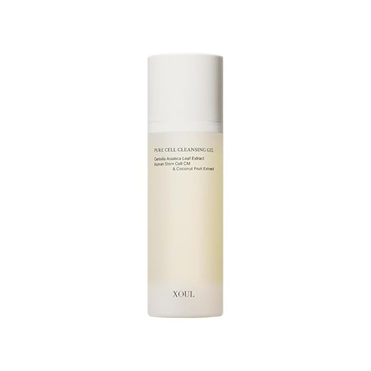 XOUL Pure Cell Cleansing Gel - Gentle & Deep Facial Cleanser for Hydration, pH Balancing, and Sensitive Skin, Korean Skincare