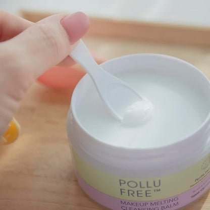 THANKYOU FARMER Pollufree Makeup Melting Cleansing Balm 3.16 Fl Oz (90ml) - Waterproof Makeup Remover, Patented Korean Herb Extract, Korean Cleansing Balm Makeup Remover, Oil Based Cleanser