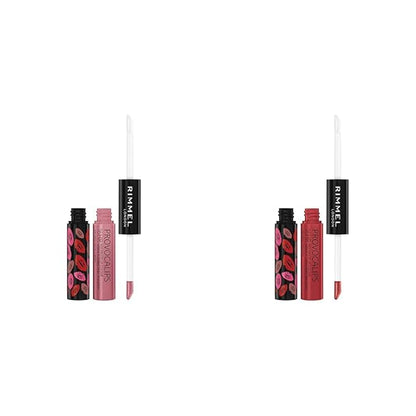Rimmel London Provocalips 16hr Kiss-Proof Lip Color Bundle - 430 Wish Upon A Berry & 750 Heart Breaker, .14 fl.oz. Each