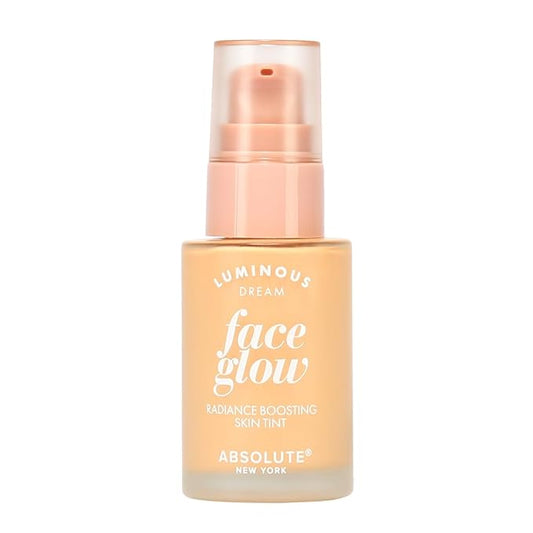 Absolute New York Luminous Dream Glow Tint | Glowing, Long-Lasting, Cruelty-free (05 PEACHY GLOW, 1.01 fl oz)