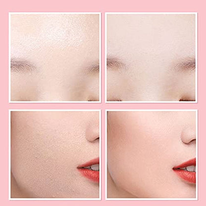 2PCS Hunmui Face Primer Pore Base Gel Cream Cover Pores Water Embellish Skin Silky Finish,Remove Oils Light Weight Primer Natural Make Up To Flawless Face Firming Moisturizers