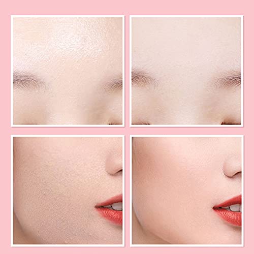 2PCS Hunmui Face Primer Pore Base Gel Cream Cover Pores Water Embellish Skin Silky Finish,Remove Oils Light Weight Primer Natural Make Up To Flawless Face Firming Moisturizers