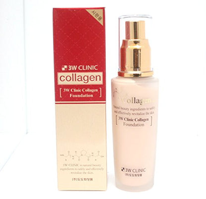 [3w Clinic] Collagen Foundation 50ml/ Perfect Cover Bb Cream/#23 Natural Beige