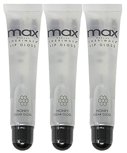 Cherimoya (3Pack) MAX Makeup Lip Polish HONEY Clear Gloss