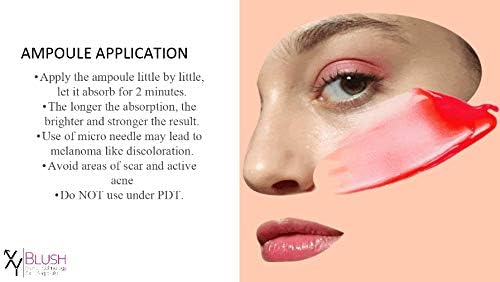 XY PROFESSIONAL Glow BLUSH Foundation Ampoule blush bb cheek color Starter Kit- BB Blush Treatment KOREA Microneedling Academy supplies PINK color