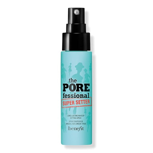 Benefit Cosmetics The POREfessional Super Setter Long Lasting Makeup Spray Travel Size Face Primer 1.0 Ounce