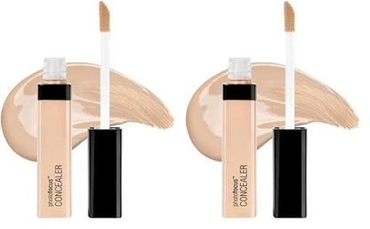 Wet n Wild Photo Focus Concealer, Light Ivory, Under Eyes, Makeup, Blemish, Full Coverage, Lightweight (Pack of 2)