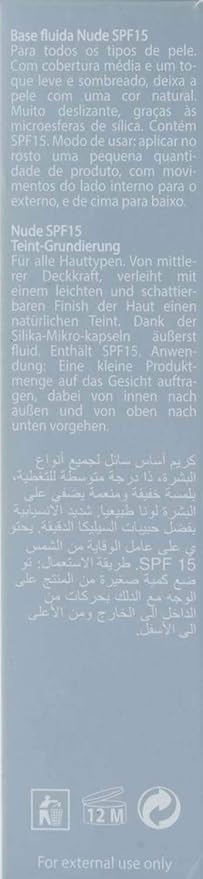 Belé MakeUp Italia b.One Nude Foundation SPF15 (#6 Cacao) (Made in Italy)