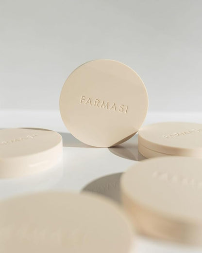 FARMASi Powder Bronzer Blush Skin Makeup, Highly Pigmented, Cushiony Formula with Nourishing Vegetable Squalene and Smooth-Satin Finish, Refreshing Moisture Boost 0.4 Fl Oz /12g -01 St. Tropez