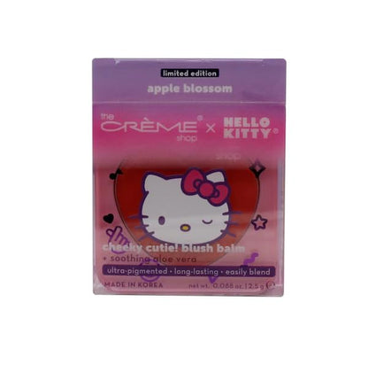 THE CRÈME SHOP X HELLO KITTY(PURPLE) BLUSH BALM - APPLE BLOSSOM, 1 Count (Pack of 1)